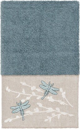 Braelyn Embellished Hand Towel - Teal