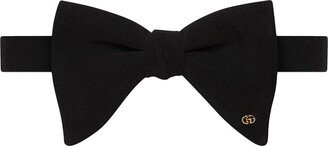 Logo-Plaque Silk Bow Tie