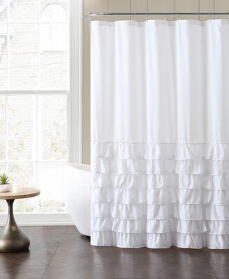 Melanie Ruffle 72 x 72 Shower Curtain