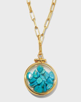Turquoise Stone Shaker Necklace