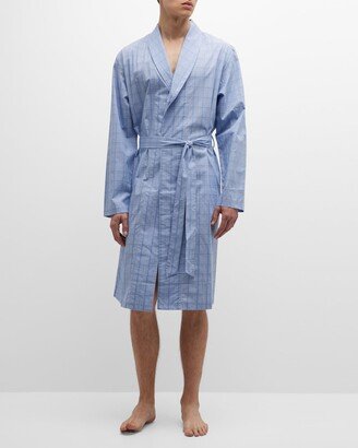 Men's Ian Cotton Poplin Robe