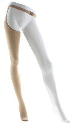 Ames Walker AW Style 217R Adult Medical Support 20-30 mmHg Compression Chap Right Leg Beige X-Large