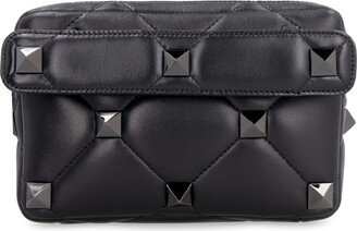 Roman Stud Quilted Leather Shoulder Bag