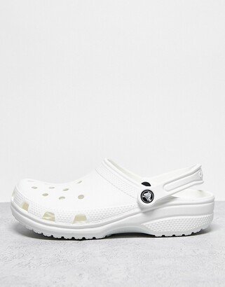 classic clogs in white