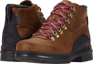 Barnyard Lace Waterproof (Weathered Brown) Women's Boots