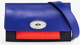 Cobalt Blue Mulberry x Antony Leather Cross-body bag