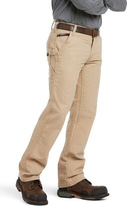 Male FR M4 Relaxed Workhorse Boot Cut Pant Khaki 50W x 30L