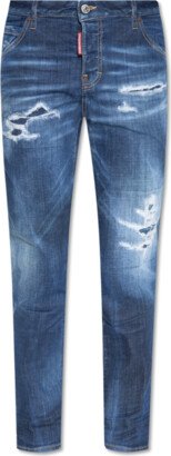 ‘Cool Girl’ Jeans Navy - Blue-AA