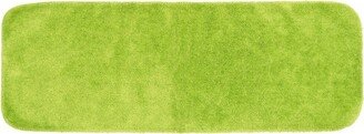 22x60 Traditional Plush Nylon Washable Bath Rug Lime