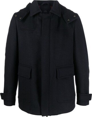 Single-Breasted Virgin-Wool Coat-AP