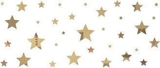 Gold Stars Adhesive Mirror Art Children Bedroom
