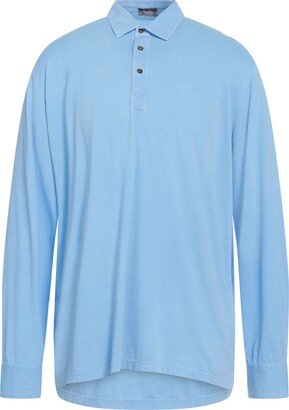 ROSSOPURO Polo Shirt Light Blue