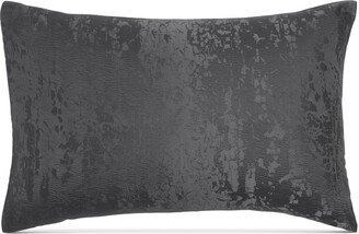 Home Moonscape Reversible Textured Jacquard Charcoal Standard Sham