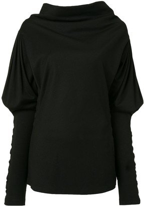 Slouch-Sleeve Long Sleeve Top