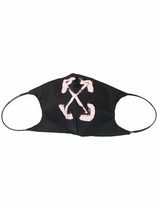 Painted Arrows motif face mask