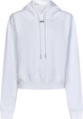 Off Stamp Cropped Sweatshirt