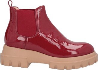 Ankle Boots Brick Red-AB