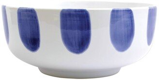 Santorini Dot Large Footed Serving Bowl