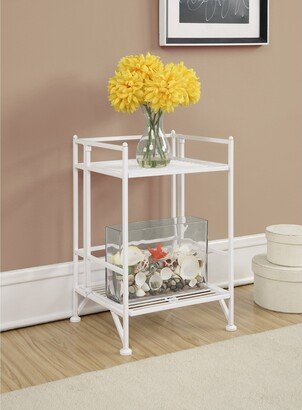 Porch & Den Ferdinand 2-Tier Folding Metal Shelf