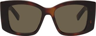 Tortoiseshell Falabella Square Sunglasses