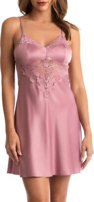 Bailey Lace Trim Satin Chemise