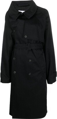 Off-Shoulder Trench Coat