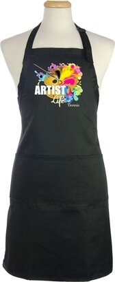 Personalized Apron, Artist Life, Custom Gift, Gift For Her, Art Teacher