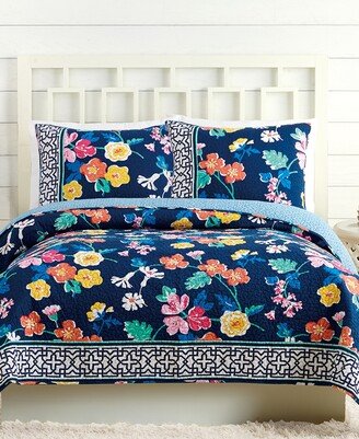 Maybe Navy Twin Quilt