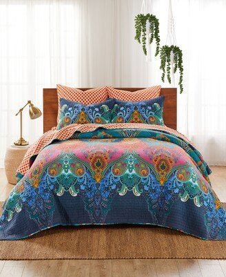 Home Mackenzie Reversible 2-Piece Bedspread Set, Twin/Twin Xl