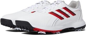 Traxion Lite Max Golf Shoes (Footwear White/Core Black/Vivid Red) Men's Shoes