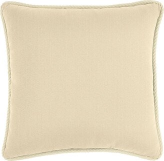 Corded Pillows 20 inch square Pillows - Select Colors Canvas Persimmon Sunbrella