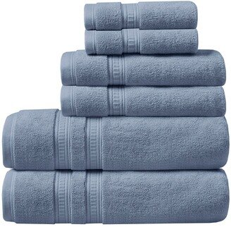 Plume 100% Cotton Feather Touch Towel 6-Piece Set