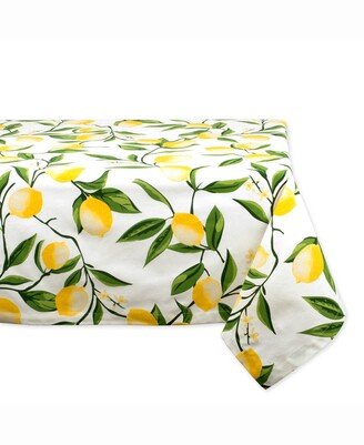 Lemon Bliss Print Table cloth 60 X 84