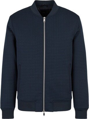 Quilted Bomber Jacket-AH