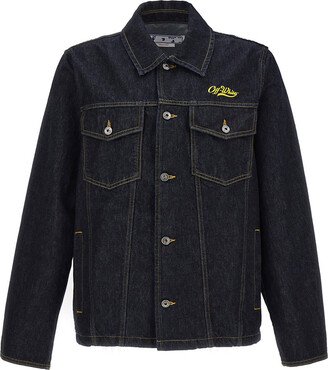 'wave Off Denim Utility Shi Raw Indigo Yel' Jacket-AC