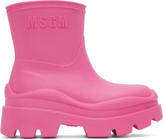 Pink Supergomma Boots