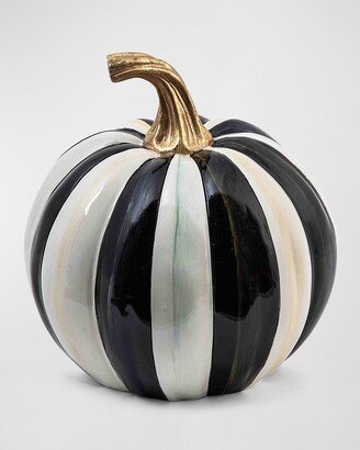 Courtly Stripe Glossy Pumpkin, Small