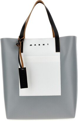 Tribeca Two-Tone Shopping Bag-AA