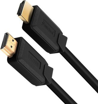 Insten - HDMI Male to Male Cable, 2.1 Version, 8K 60Hz, 48Gbps, PVC Cable, Gold Connectors, 6ft , Black