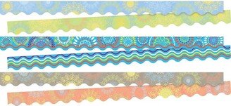 Barker Creek Mandala Double-Sided Scalloped 36 x 2 1/2 Border 39/Set (4048)