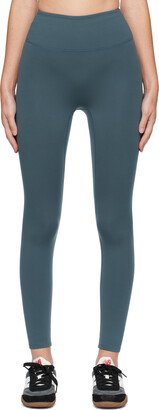 Blue Luxe Sport Leggings