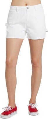 Carpenter Short Womens High-Rise Short Length Denim Shorts