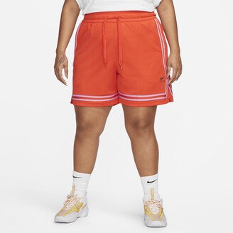 Women's Swoosh Fly Crossover Shorts (Plus Size) in Red