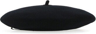 Black Wool Beret