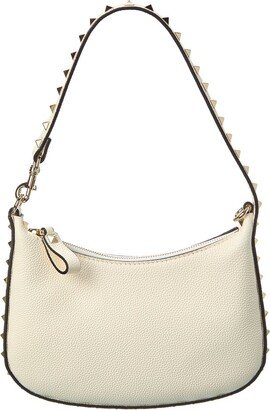 Rockstud Mini Leather Hobo Bag