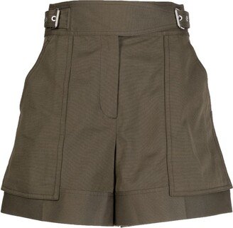 Utility cotton cargo shorts