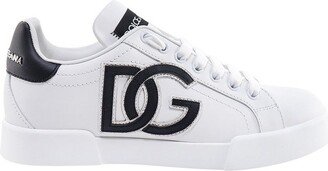 Portofino Logo Patch Lace-Up Sneakers