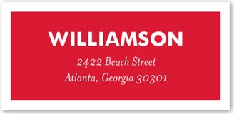 Address Labels: Big Xo Address Label, White, Address Label, Matte