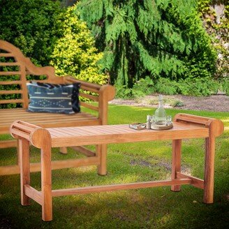 Lutyens Outdoor Teak Wood Patio Coffee Table