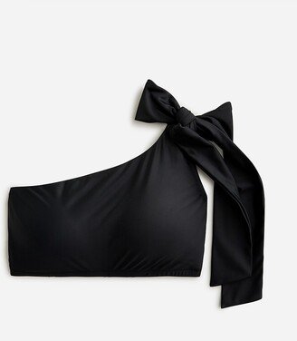 Bow one-shoulder bikini top